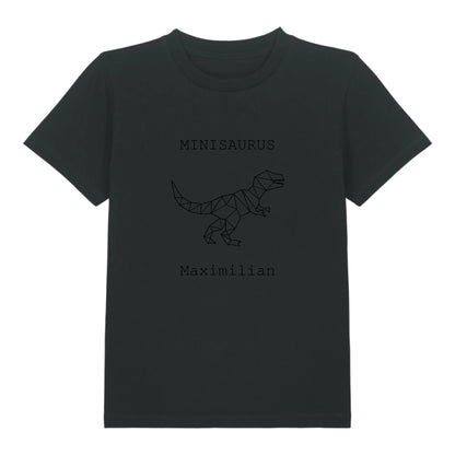Minisaurus - Bio Kinder Shirt *personalisierbar (mit Namen)* Mini Creator Shirt 2.0 ST ST Black