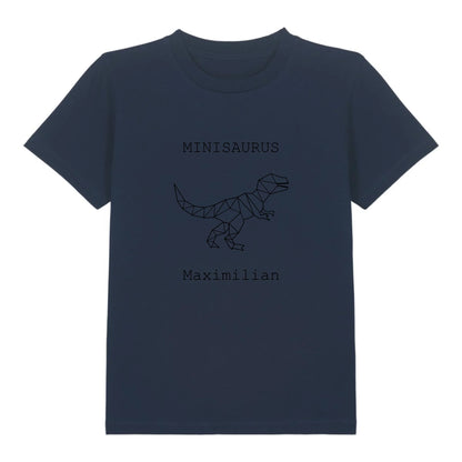 Minisaurus - Bio Kinder Shirt *personalisierbar (mit Namen)* Mini Creator Shirt 2.0 ST ST French-Navy