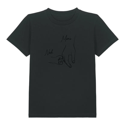 Hold my hand Mom - Bio Kinder Shirt *personalisierbar* Mini Creator Shirt 2.0 ST ST Black