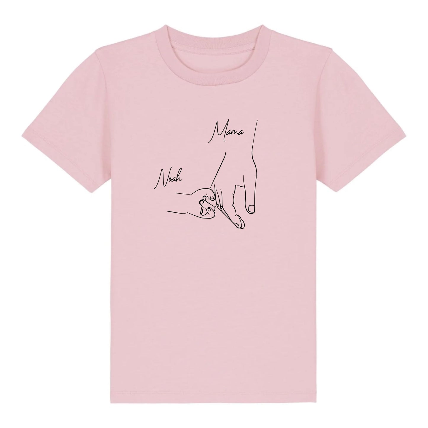 Hold my hand Mom - Bio Kinder Shirt *personalisierbar* Mini Creator Shirt 2.0 ST ST Cotton-Pink