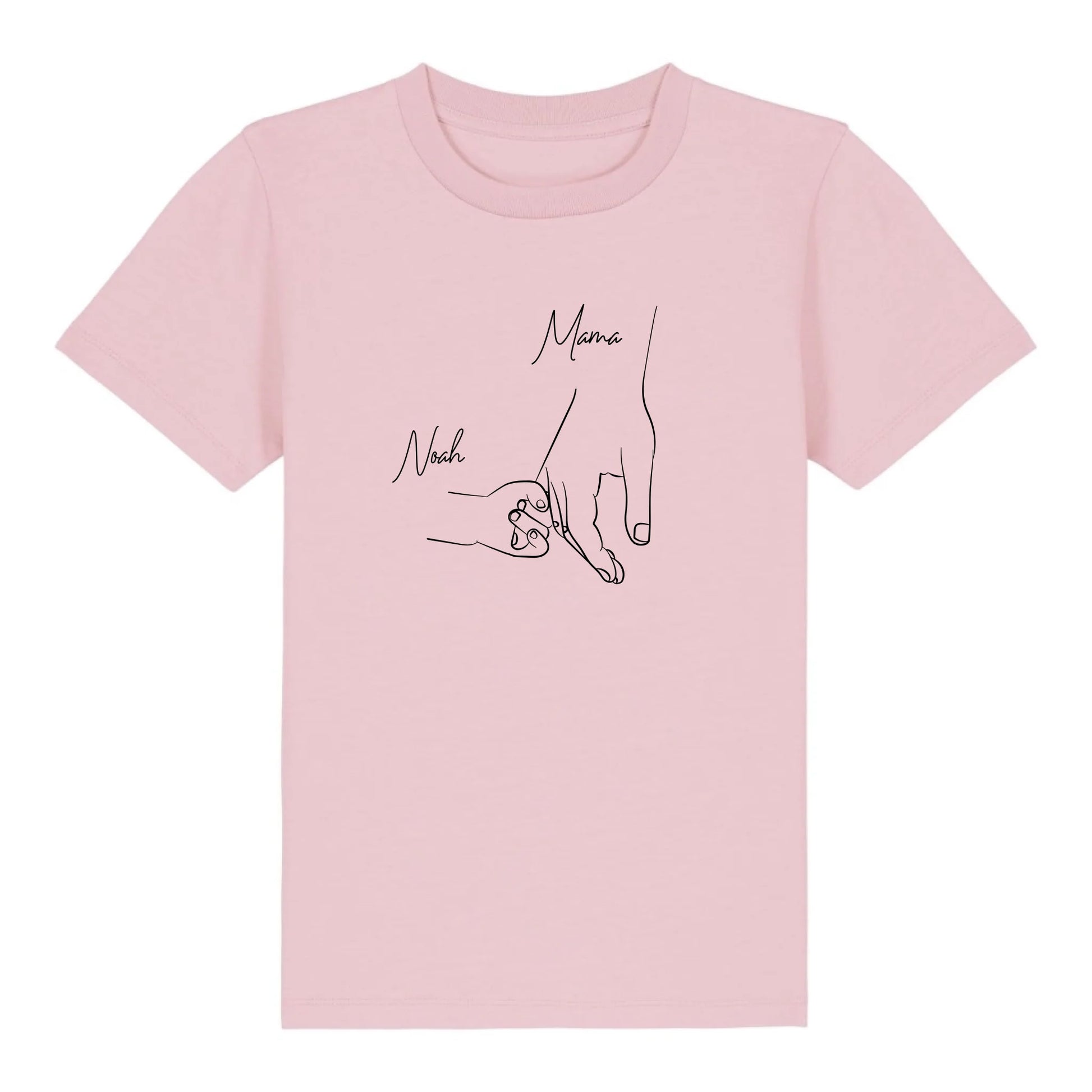 Hold my hand Mom - Bio Kinder Shirt *personalisierbar* Mini Creator Shirt 2.0 ST ST Cotton-Pink