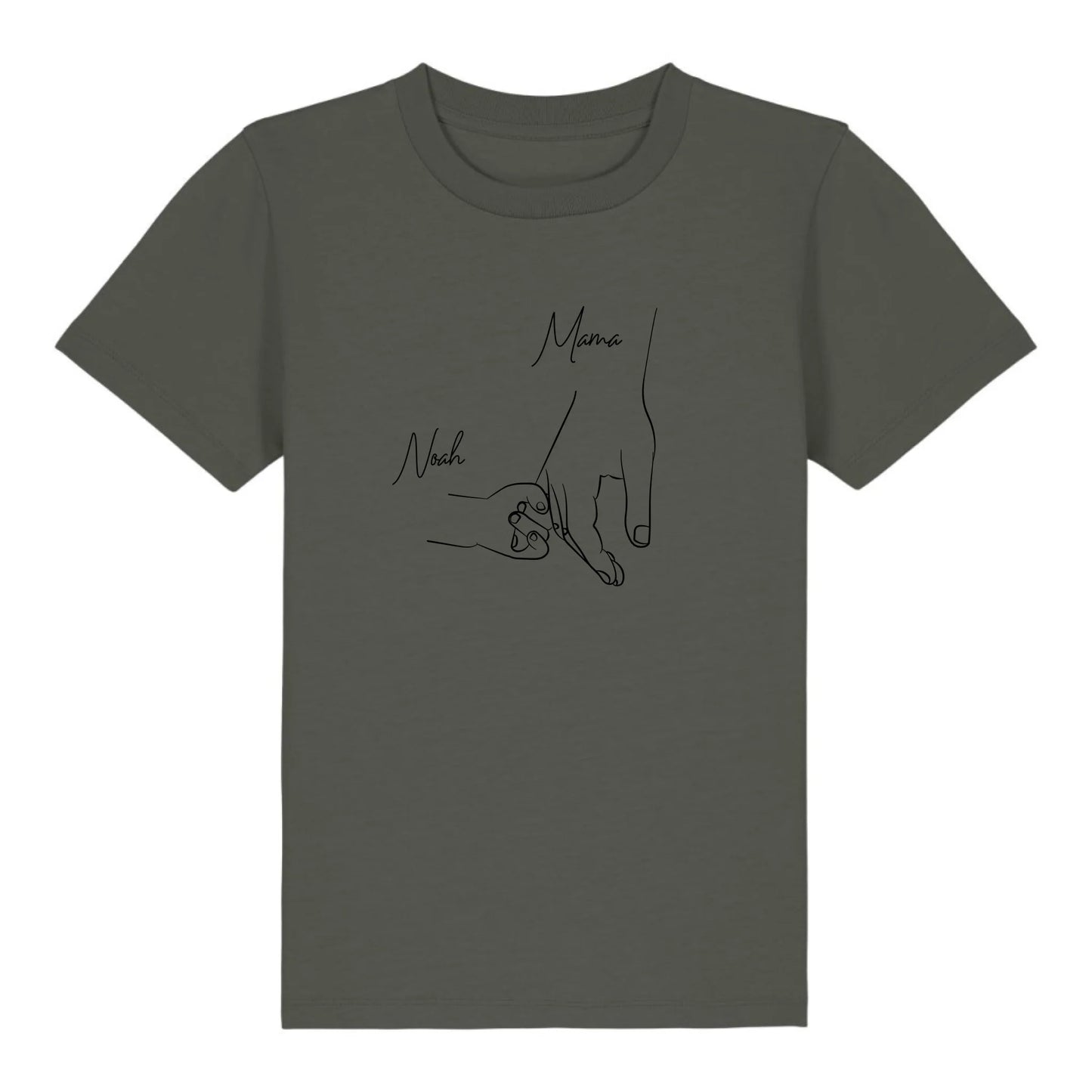 Hold my hand Mom - Bio Kinder Shirt *personalisierbar* Mini Creator Shirt 2.0 ST ST Khaki