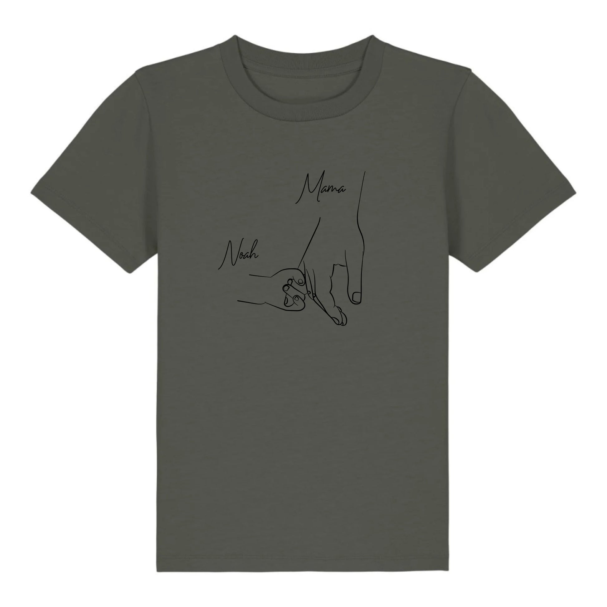 Hold my hand Mom - Bio Kinder Shirt *personalisierbar* Mini Creator Shirt 2.0 ST ST Khaki