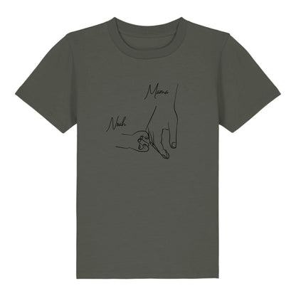 Hold my hand Mom - Bio Kinder Shirt *personalisierbar* Mini Creator Shirt 2.0 ST ST Khaki