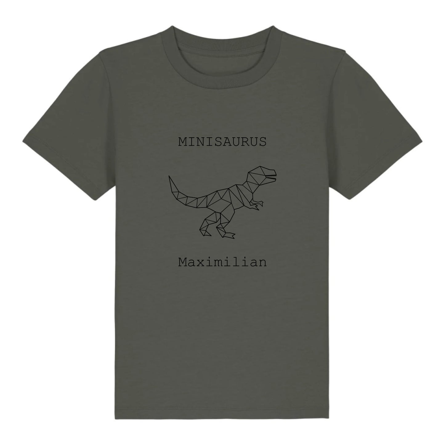 Minisaurus - Bio Kinder Shirt *personalisierbar (mit Namen)* Mini Creator Shirt 2.0 ST ST Khaki