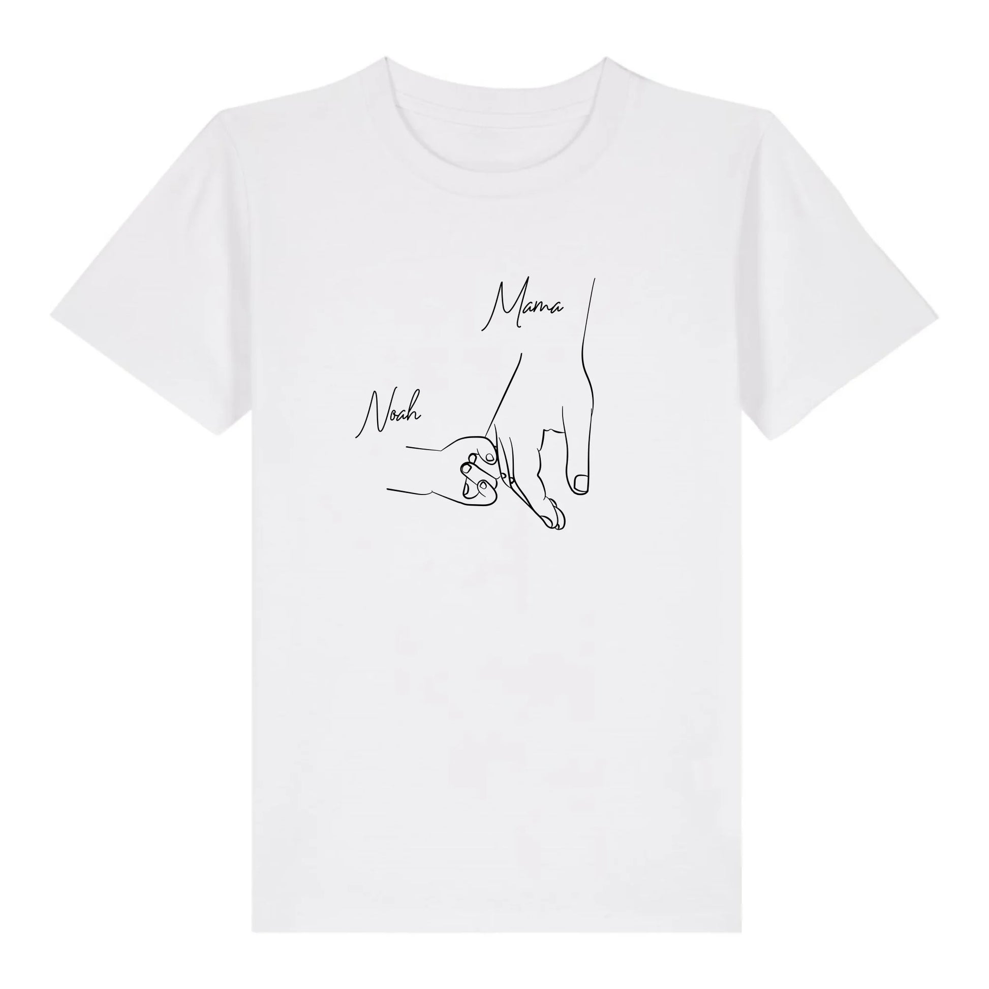 Hold my hand Mom - Bio Kinder Shirt *personalisierbar* Mini Creator Shirt 2.0 ST ST White