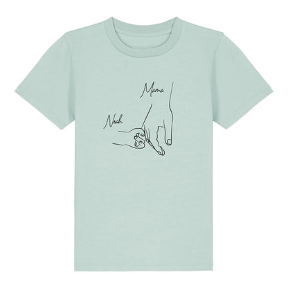 Hold my hand Mom - Bio Kinder Shirt *personalisierbar*