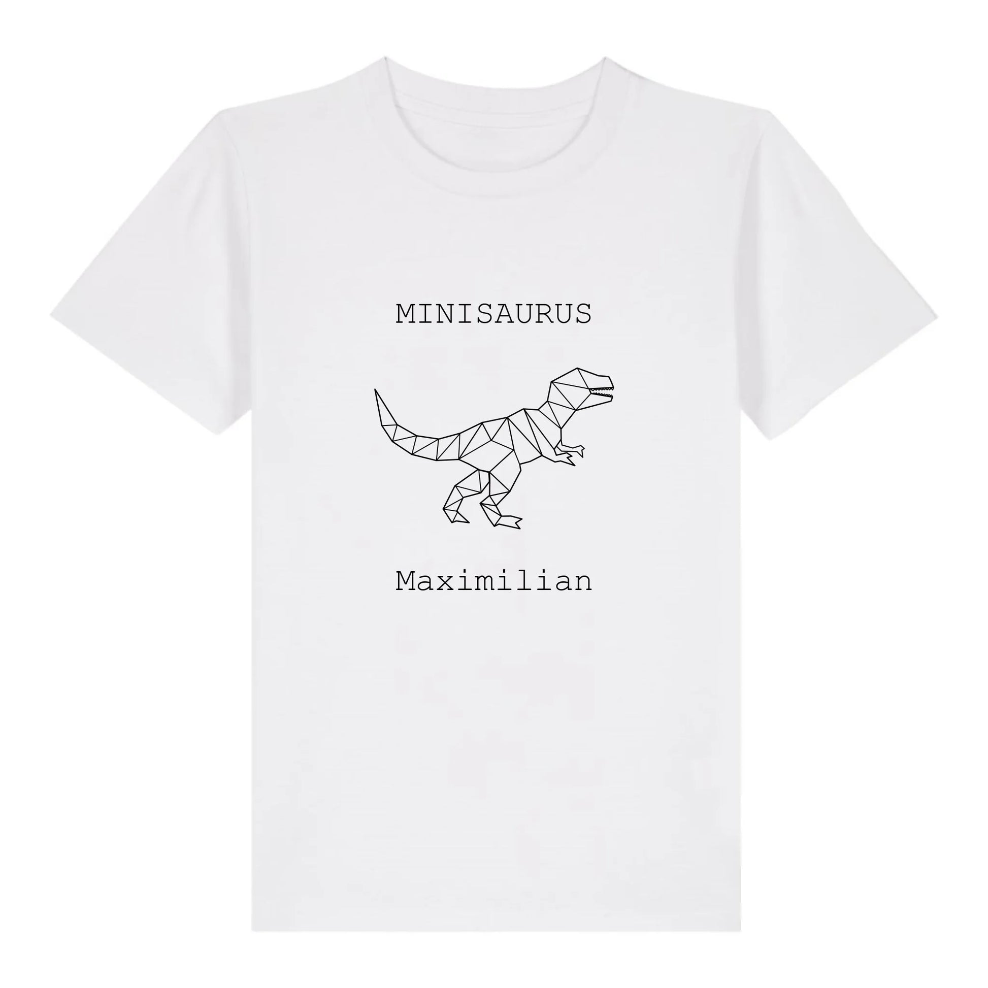 Minisaurus - Bio Kinder Shirt *personalisierbar (mit Namen)* Mini Creator Shirt 2.0 ST ST White