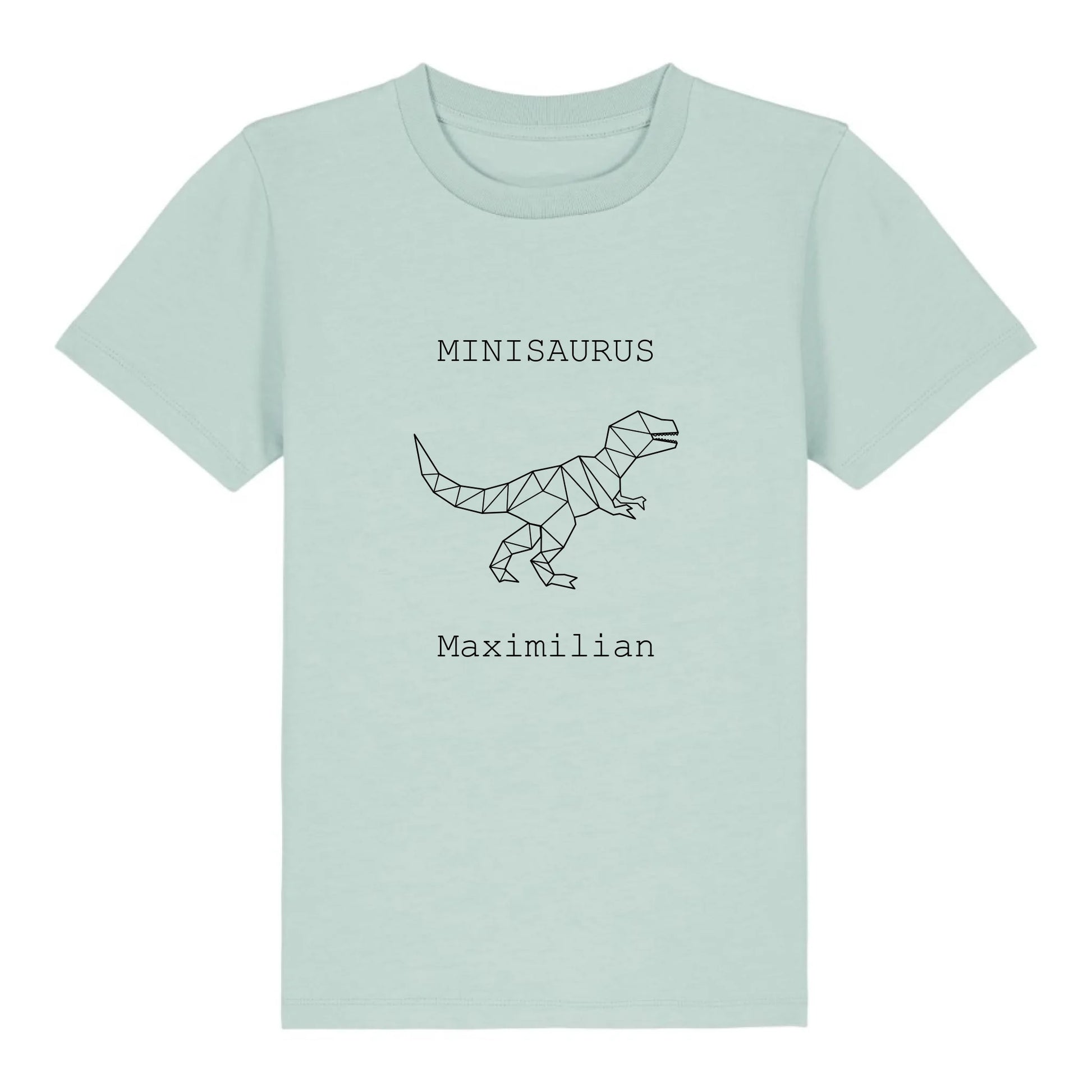 Minisaurus - Bio Kinder Shirt *personalisierbar (mit Namen)*