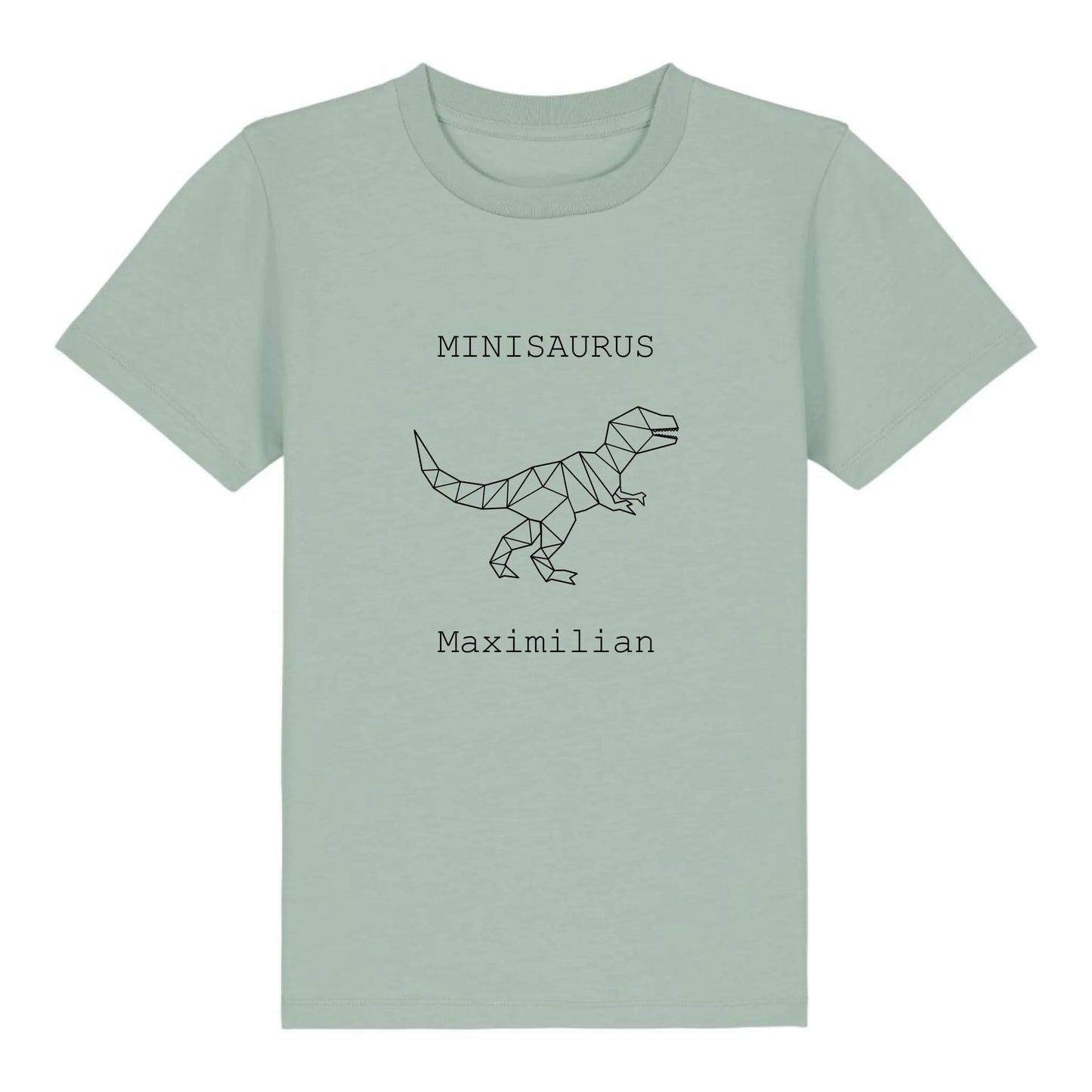 Minisaurus - Bio Kinder Shirt *personalisierbar (mit Namen)* Mini Creator Shirt 2.0 ST ST Aloe