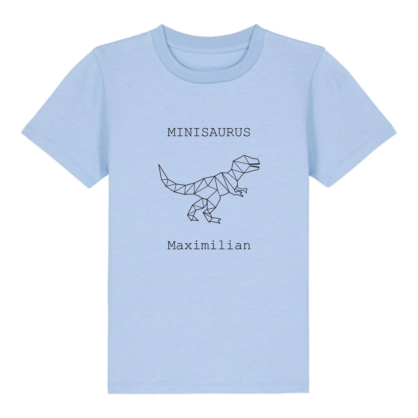 Minisaurus - Bio Kinder Shirt *personalisierbar (mit Namen)* Mini Creator Shirt 2.0 ST ST Blue-Soul