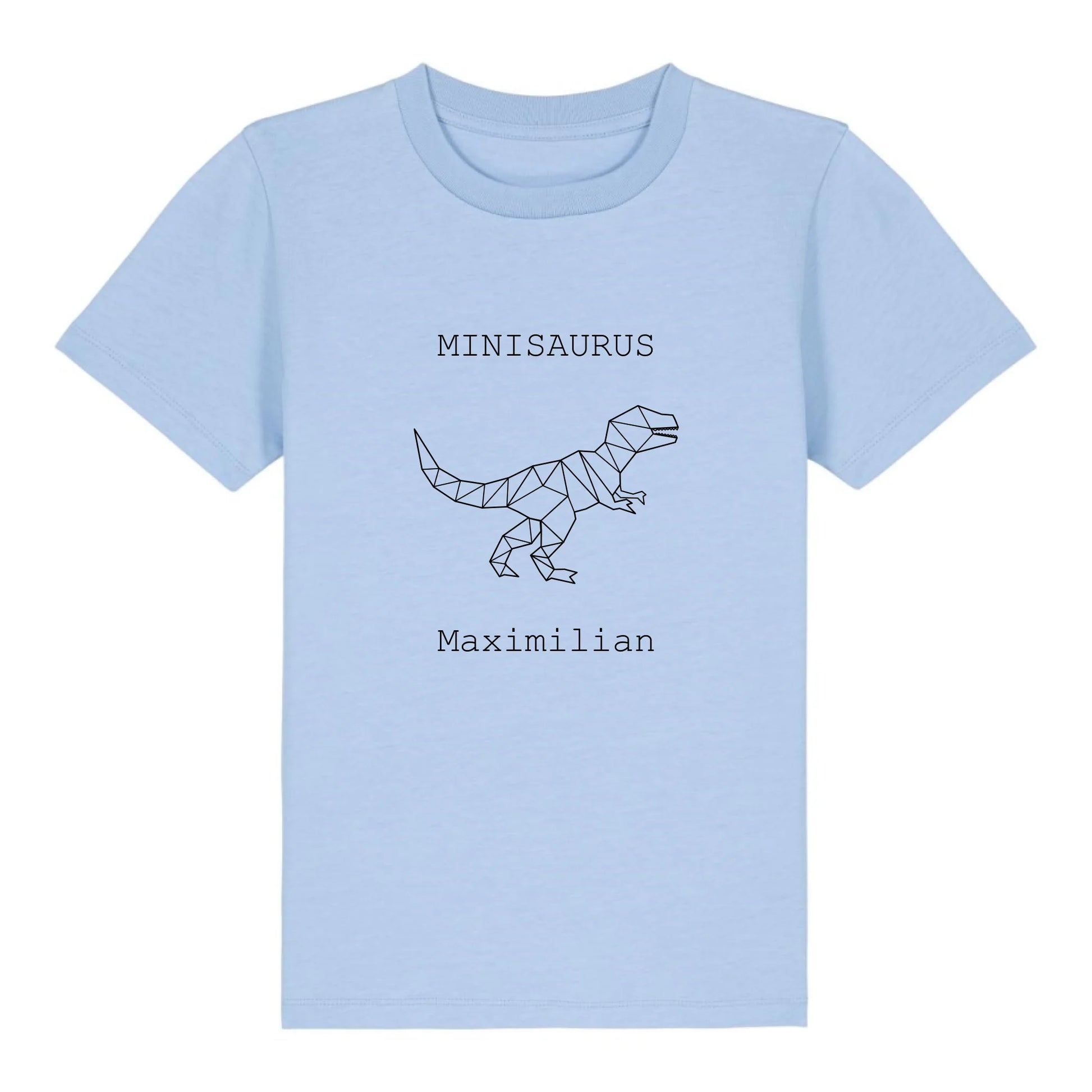 Minisaurus - Bio Kinder Shirt *personalisierbar (mit Namen)* Mini Creator Shirt 2.0 ST ST Blue-Soul