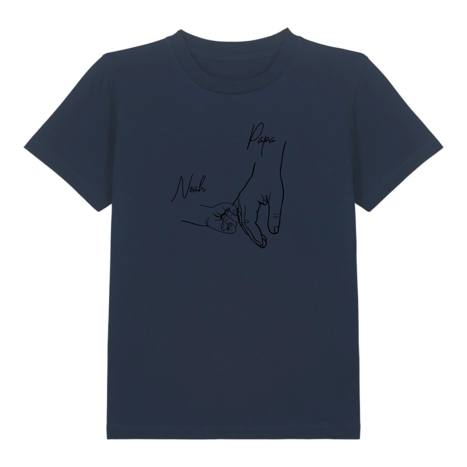 Hold my hand Dad - Bio Kinder Shirt *personalisierbar* Mini Creator Shirt 2.0 ST ST French-Navy