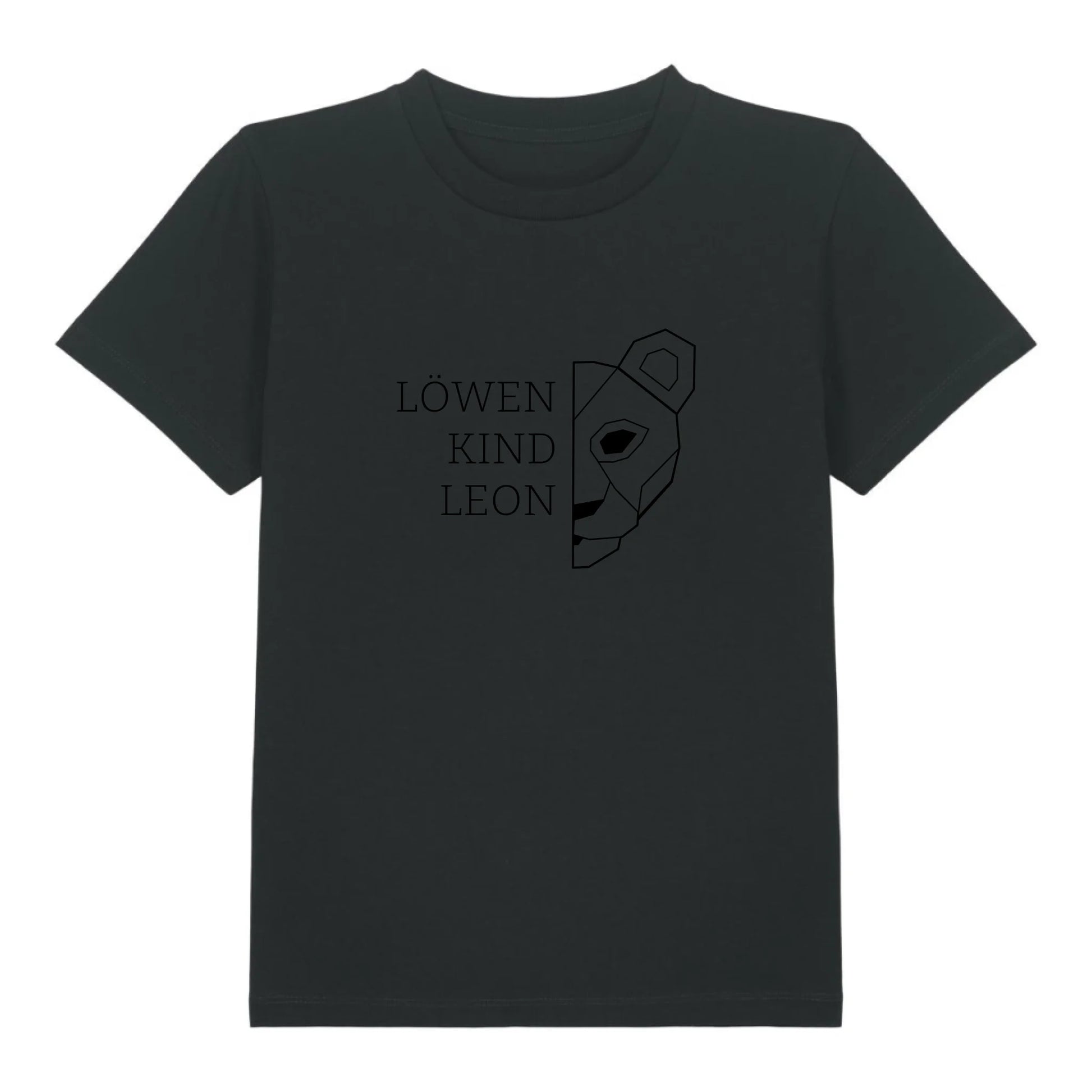 Löwen Kind - Bio Kinder Shirt *personalisierbar (mit Namen)* Mini Creator Shirt 2.0 ST ST Black