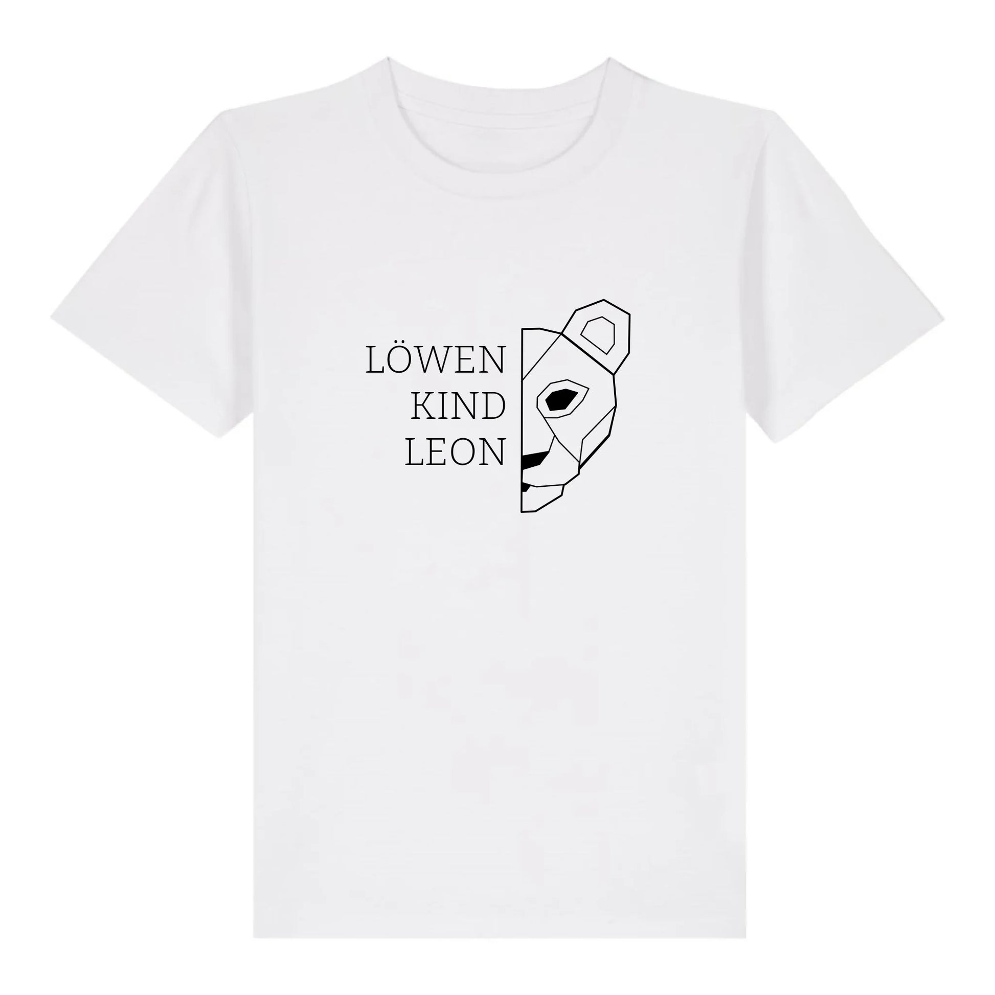 Löwen Kind - Bio Kinder Shirt *personalisierbar (mit Namen)* Mini Creator Shirt 2.0 ST ST White