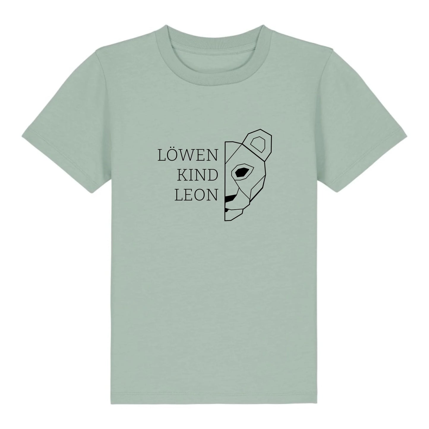 Löwen Kind - Bio Kinder Shirt *personalisierbar (mit Namen)* Mini Creator Shirt 2.0 ST ST Aloe