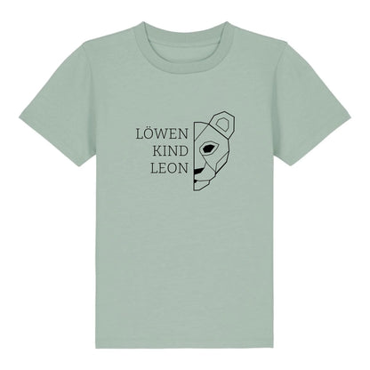 Löwen Kind - Bio Kinder Shirt *personalisierbar (mit Namen)* Mini Creator Shirt 2.0 ST ST Aloe