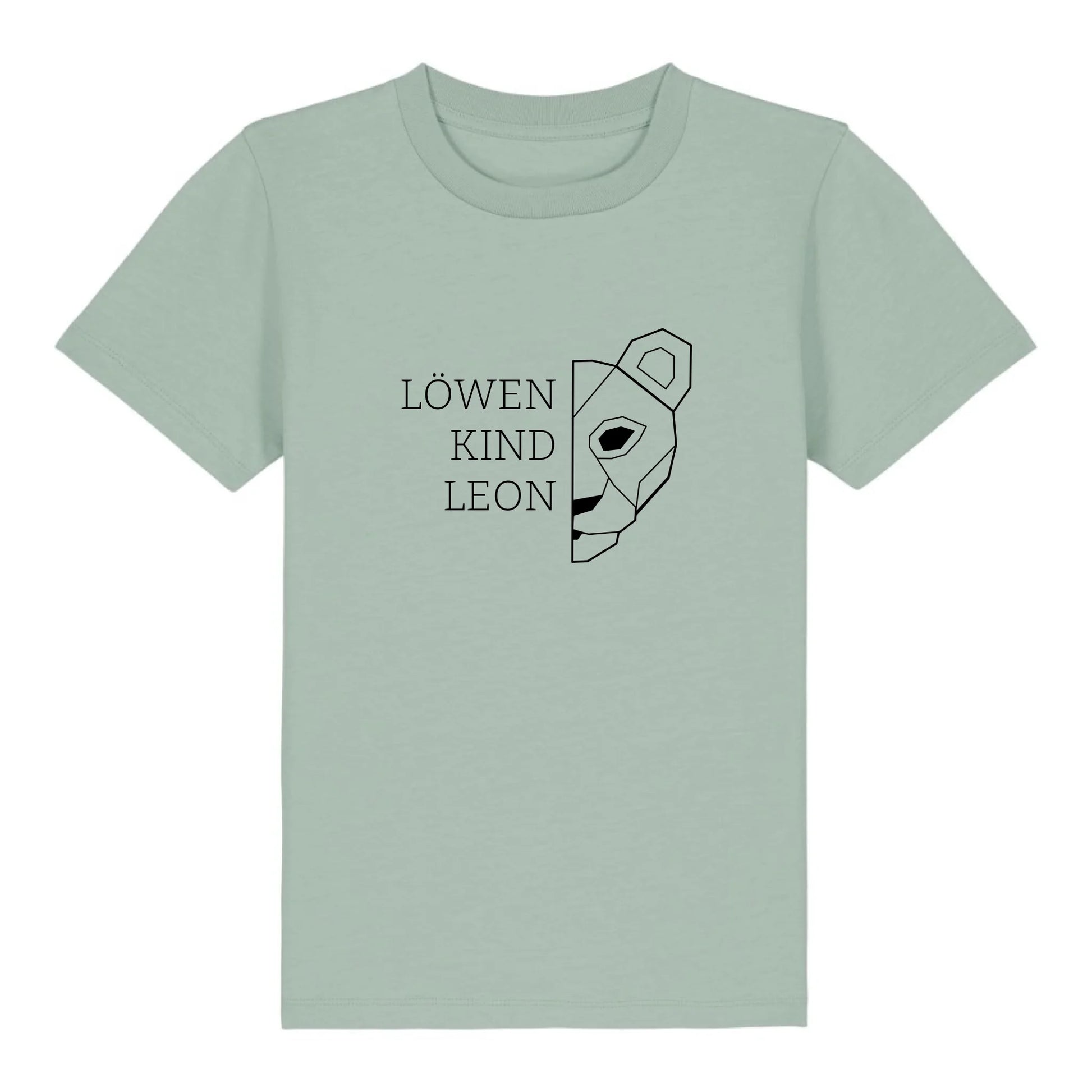Löwen Kind - Bio Kinder Shirt *personalisierbar (mit Namen)* Mini Creator Shirt 2.0 ST ST Aloe