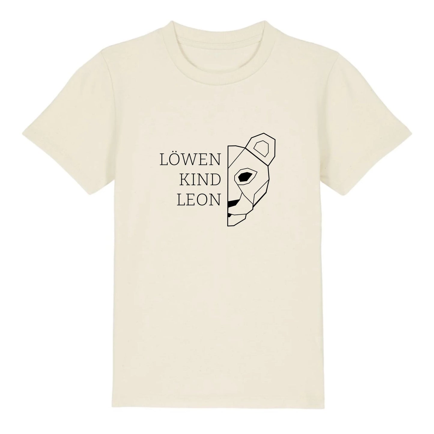 Löwen Kind - Bio Kinder Shirt *personalisierbar (mit Namen)* Mini Creator Shirt 2.0 ST ST Natural-Raw