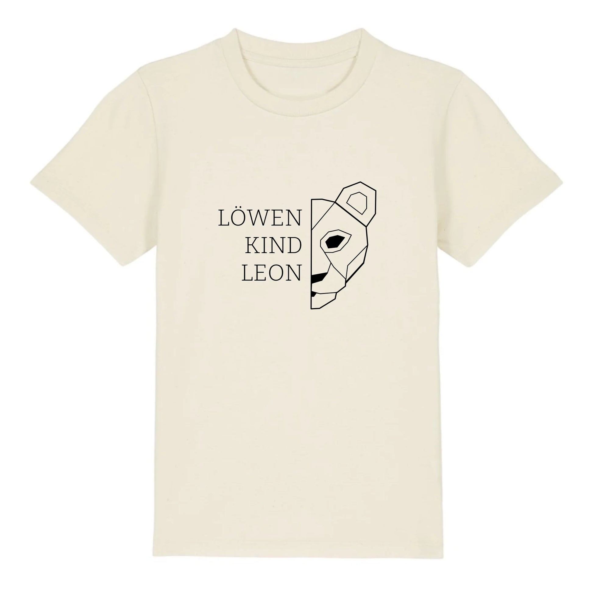 Löwen Kind - Bio Kinder Shirt *personalisierbar (mit Namen)* Mini Creator Shirt 2.0 ST ST Natural-Raw