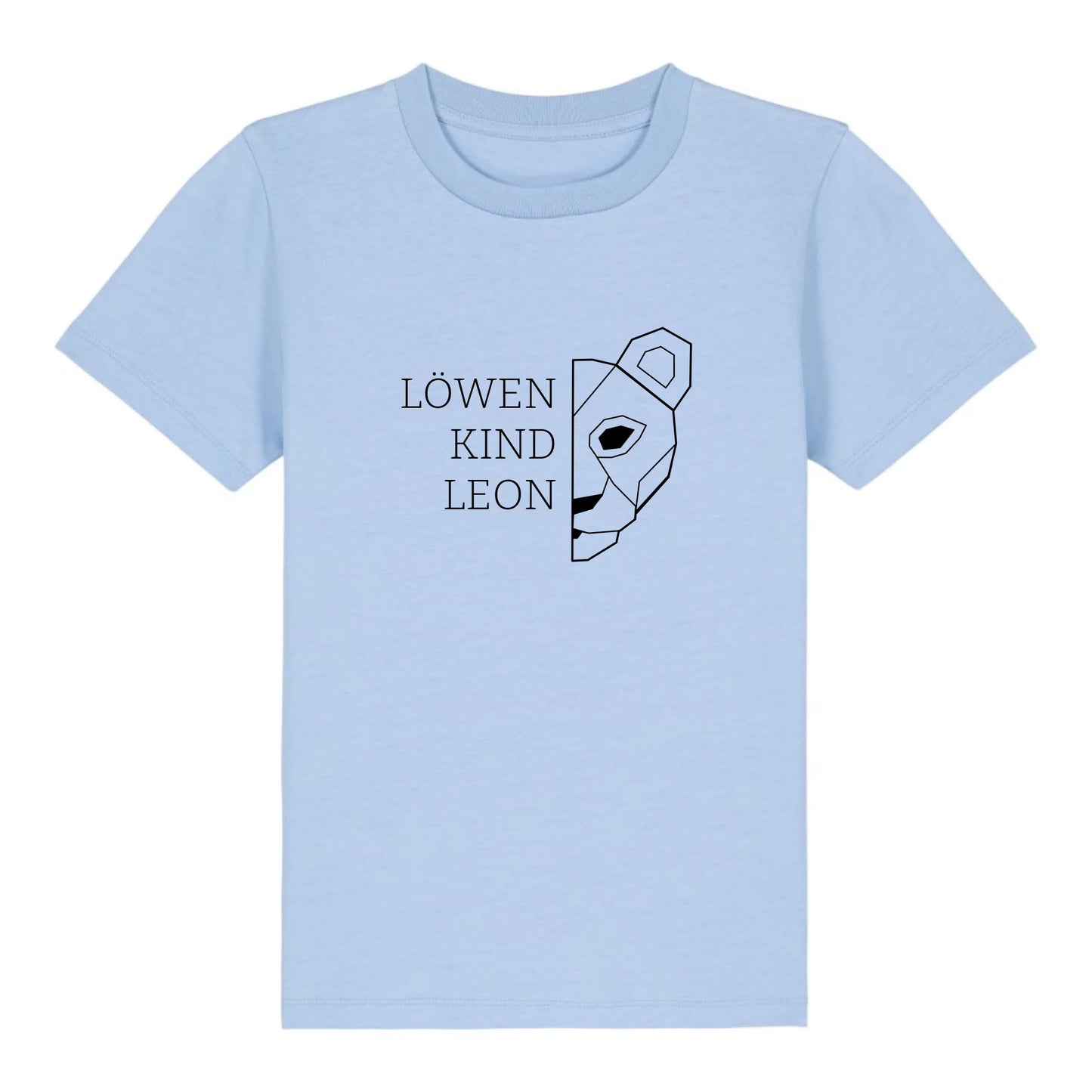Löwen Kind - Bio Kinder Shirt *personalisierbar (mit Namen)* Mini Creator Shirt 2.0 ST ST Blue-Soul