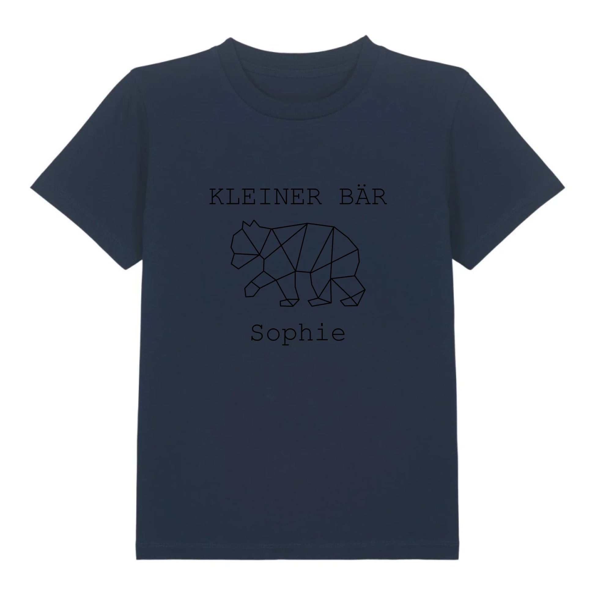 Kleiner Bär - Bio Kinder Shirt *personalisierbar (mit Namen)* Mini Creator Shirt 2.0 ST ST French-Navy