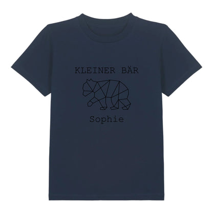 Kleiner Bär - Bio Kinder Shirt *personalisierbar (mit Namen)* Mini Creator Shirt 2.0 ST ST French-Navy