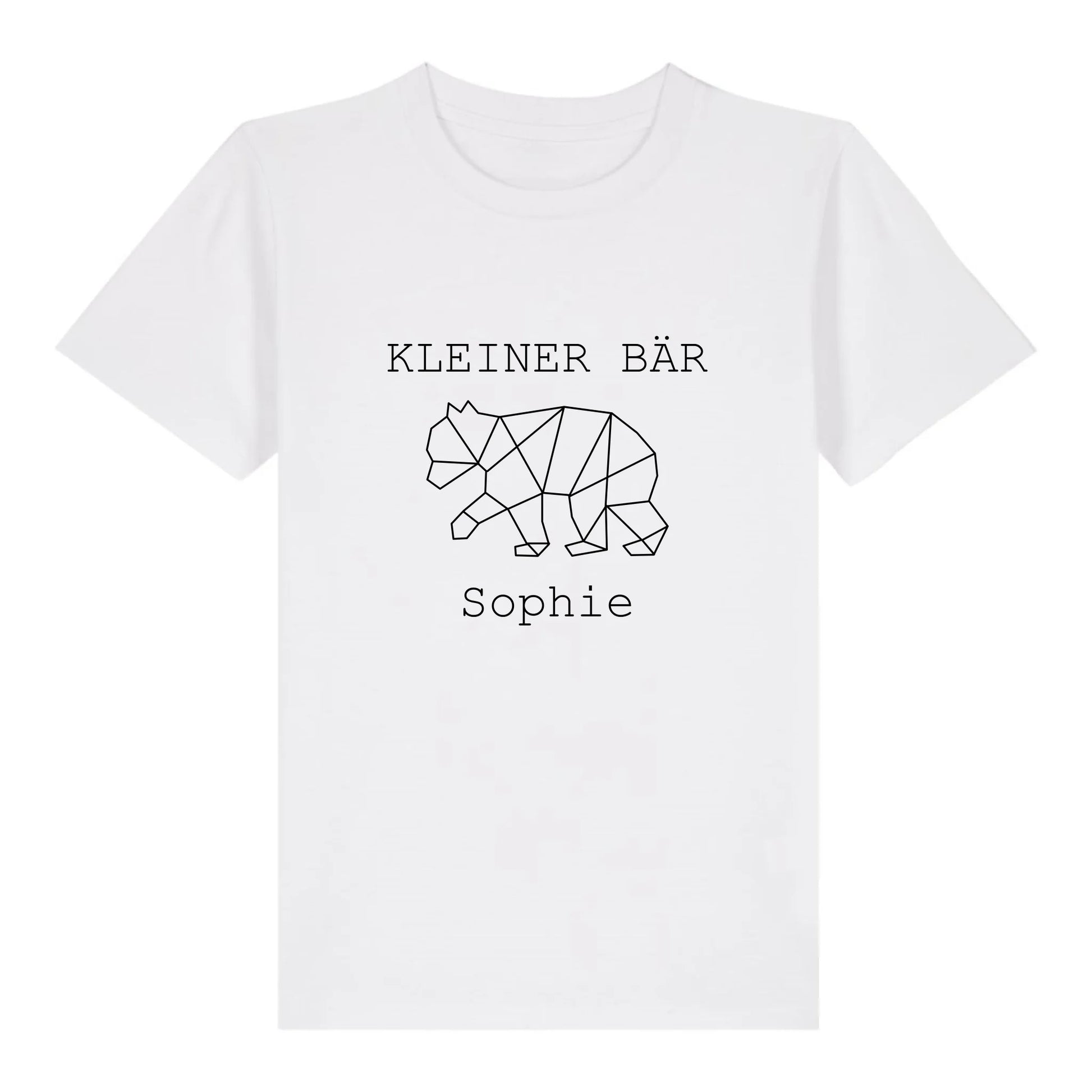 Kleiner Bär - Bio Kinder Shirt *personalisierbar (mit Namen)* Mini Creator Shirt 2.0 ST ST White