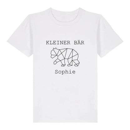 Kleiner Bär - Bio Kinder Shirt *personalisierbar (mit Namen)* Mini Creator Shirt 2.0 ST ST White