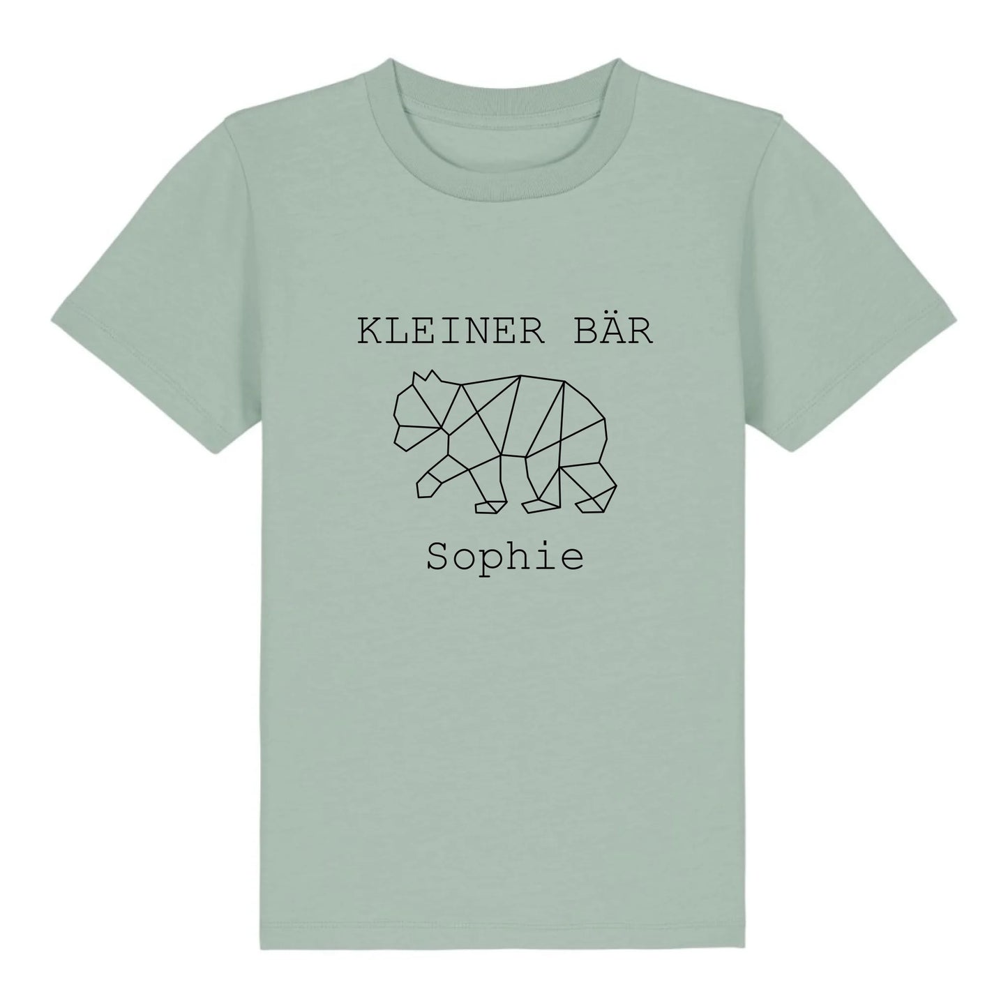 Kleiner Bär - Bio Kinder Shirt *personalisierbar (mit Namen)* Mini Creator Shirt 2.0 ST ST Aloe