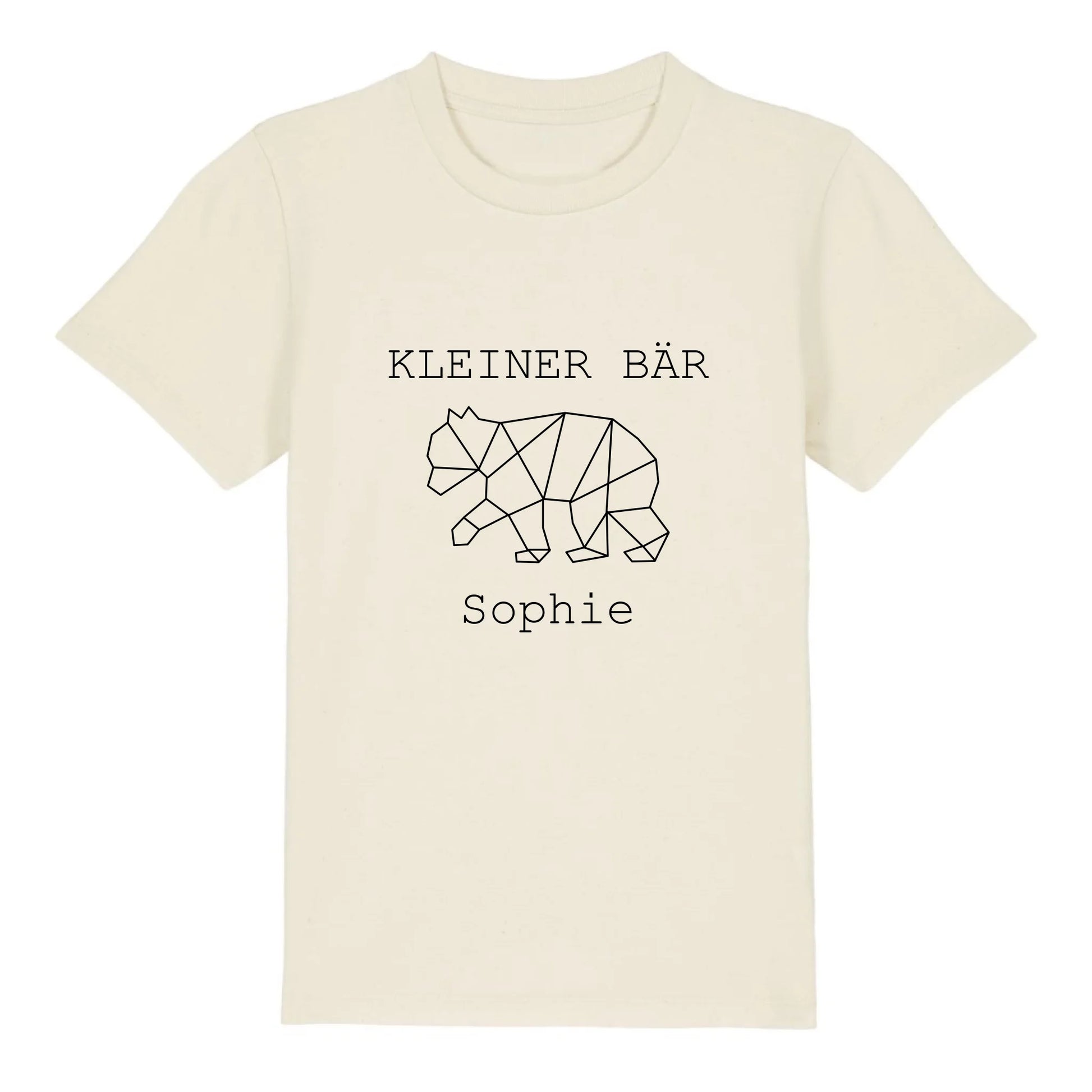 Kleiner Bär - Bio Kinder Shirt *personalisierbar (mit Namen)* Mini Creator Shirt 2.0 ST ST Natural-Raw
