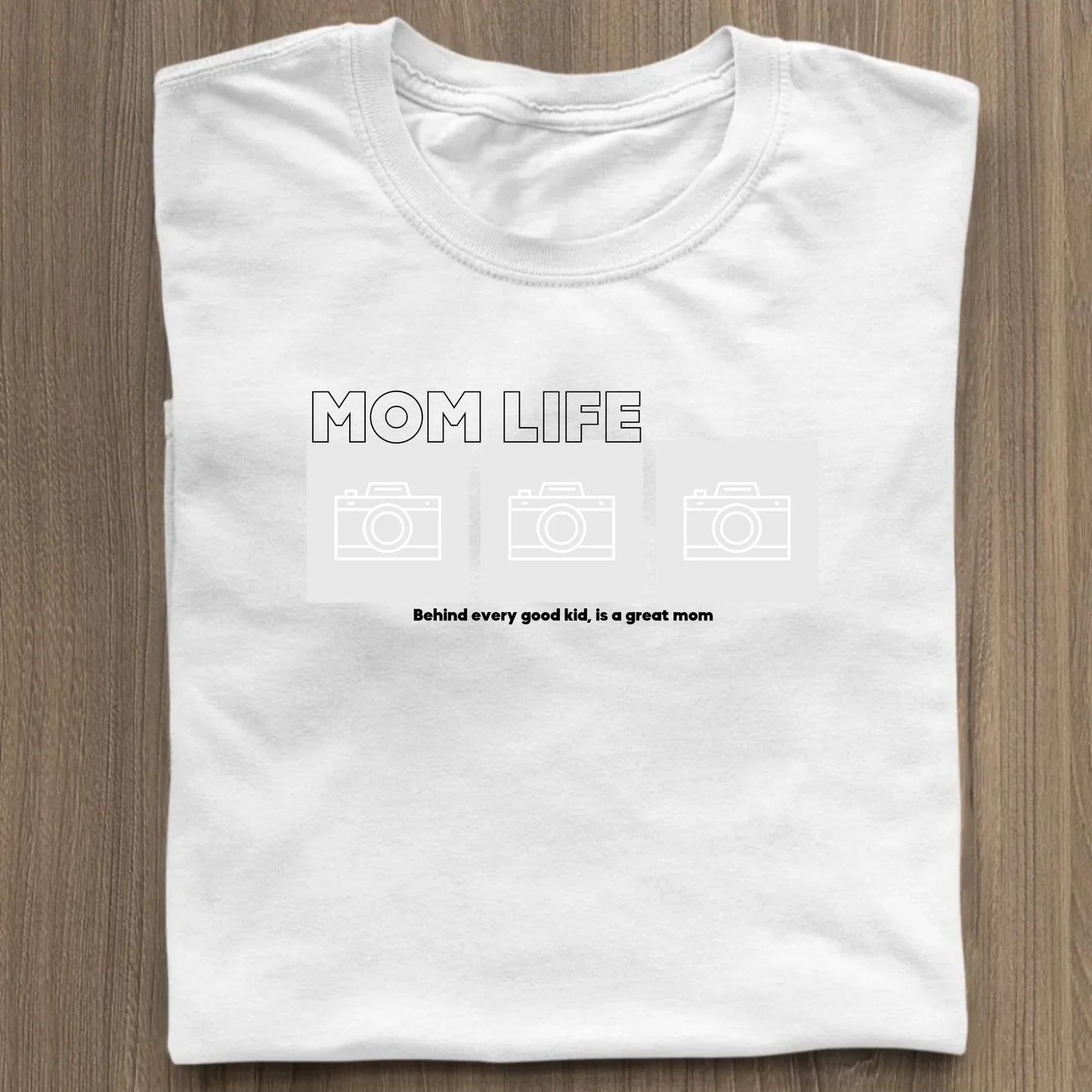 Mom Life Foto - Bio Damen Shirt *personalisierbar mit Fotos* Stella Muser Shirt ST ST White