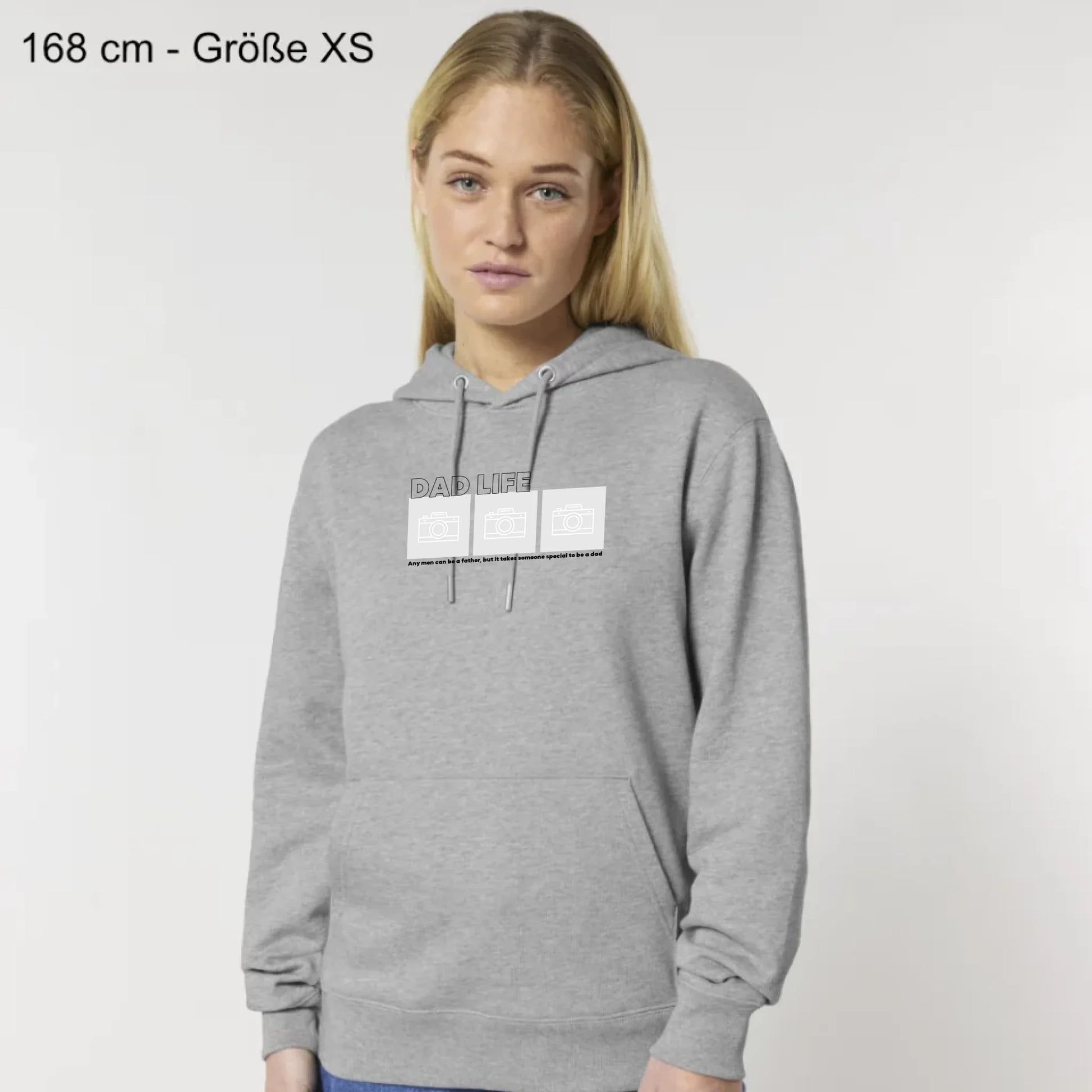 Dad Life Foto - Bio Unisex Hoodie *personalisierbar mit Fotos*