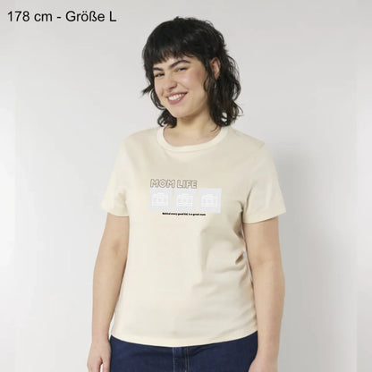 Mom Life Foto - Bio Damen Shirt *personalisierbar mit Fotos*