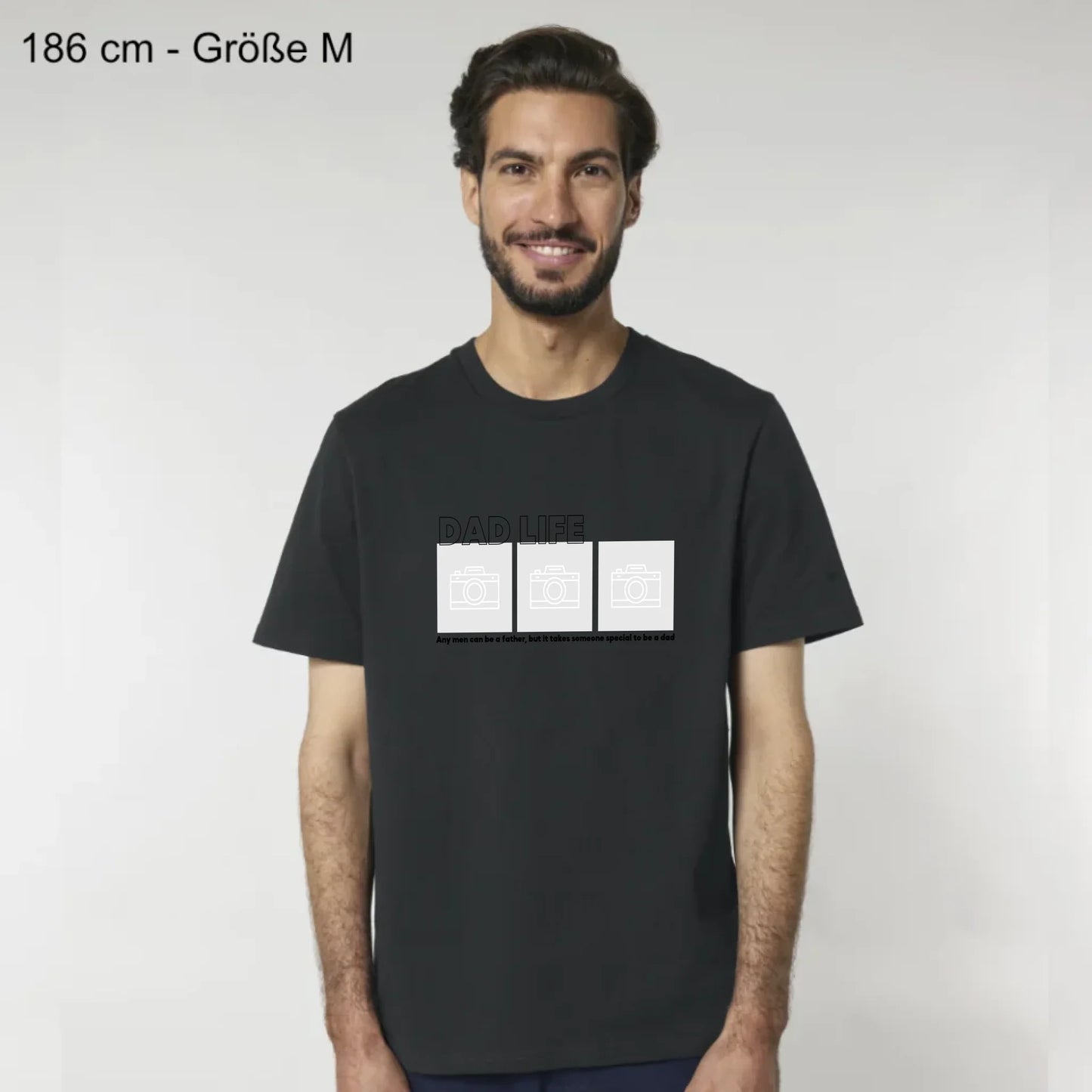Dad Life Foto - Bio Herren Shirt *personalisierbar mit Fotos*