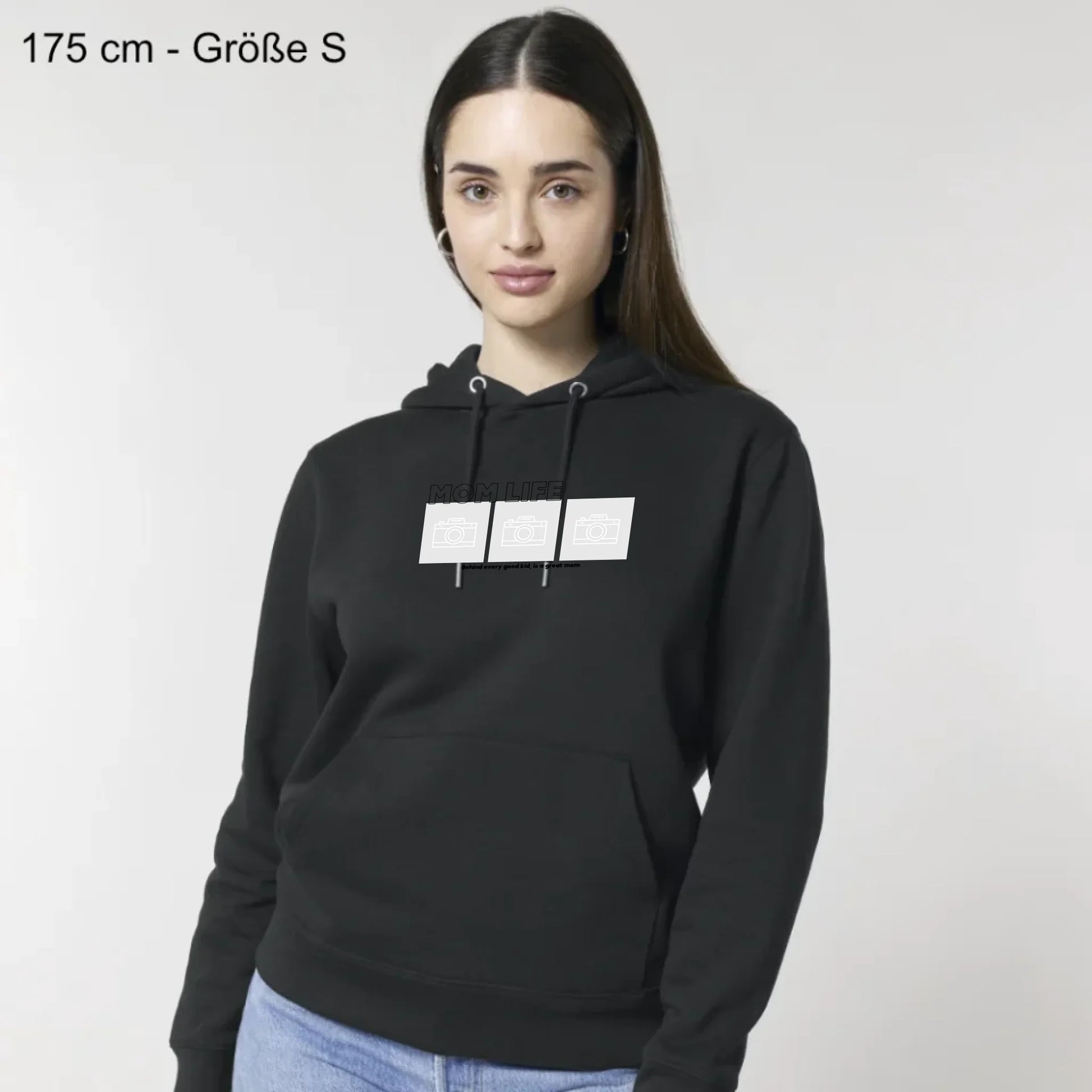 Mom Life Foto - Bio Unisex Hoodie *personalisierbar mit Fotos*