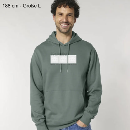 Dad Life Foto - Bio Unisex Hoodie *personalisierbar mit Fotos*