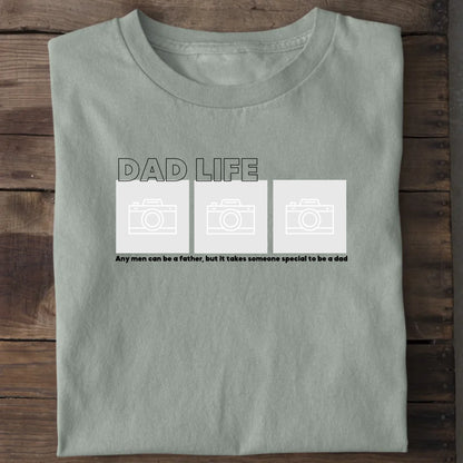 Dad Life Foto - Bio Herren Shirt *personalisierbar mit Fotos* Creator T-Shirt 2.0 ST ST Aloe