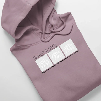 Dad Life Foto - Bio Unisex Hoodie *personalisierbar mit Fotos* Cruiser Hoodie 2.0 ST ST Lilac-Dream
