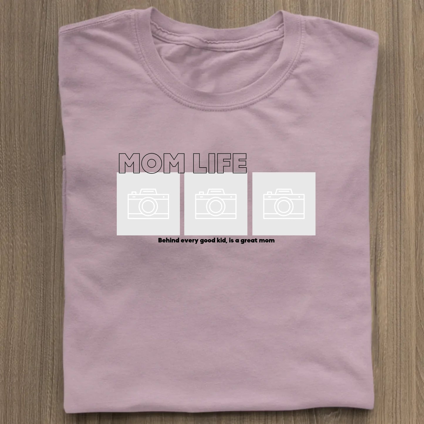 Mom Life Foto - Bio Damen Shirt *personalisierbar mit Fotos* Stella Muser Shirt ST ST Lilac-Dream