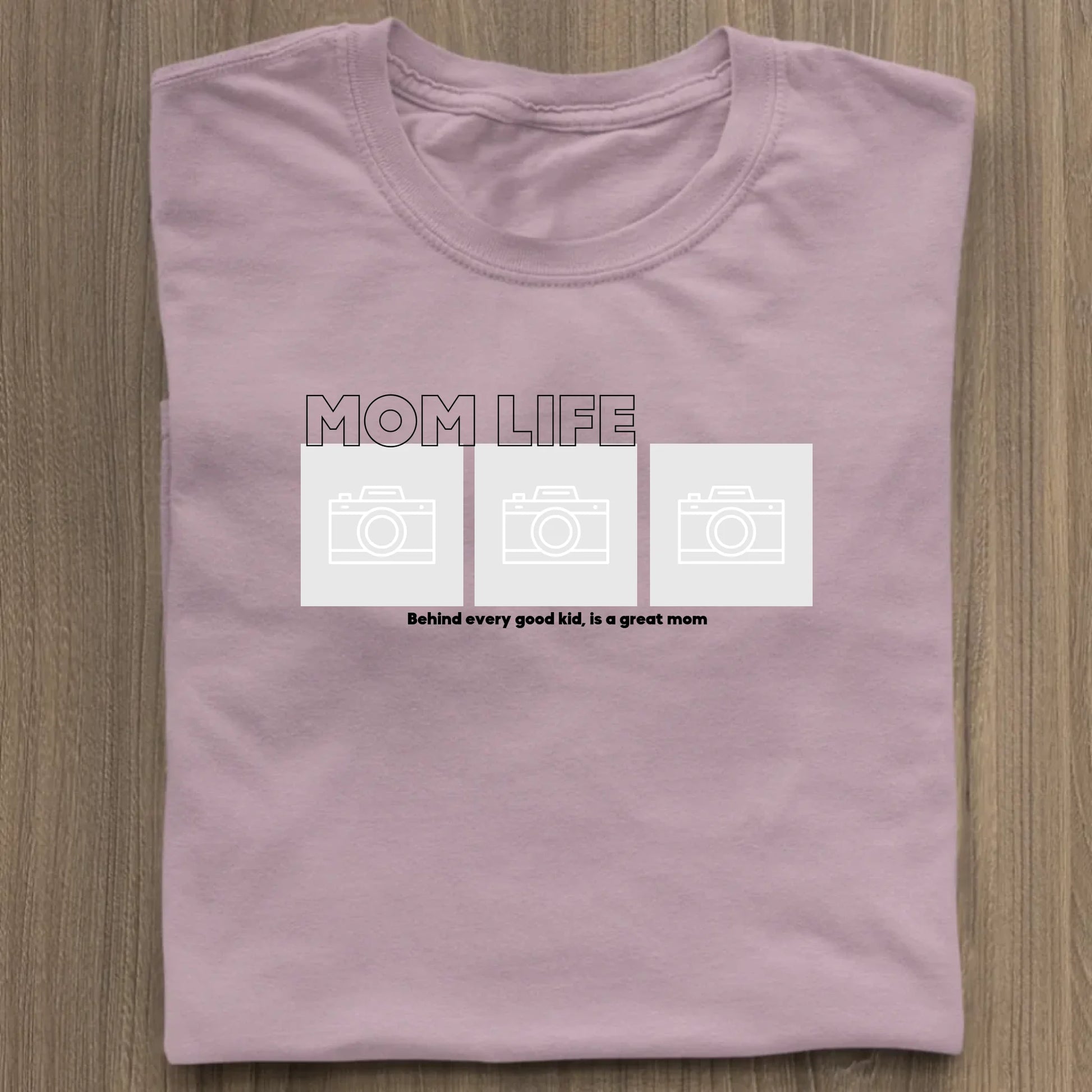 Mom Life Foto - Bio Damen Shirt *personalisierbar mit Fotos* Stella Muser Shirt ST ST Lilac-Dream