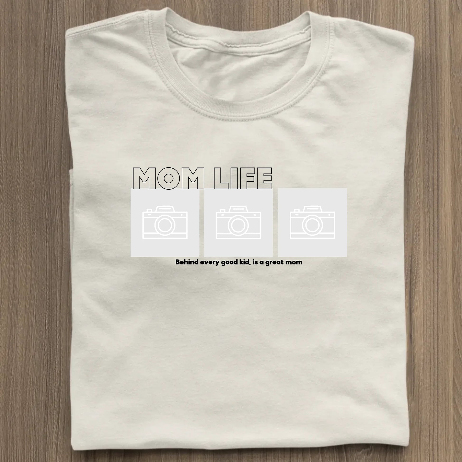 Mom Life Foto - Bio Damen Shirt *personalisierbar mit Fotos* Stella Muser Shirt ST ST Natural-Raw