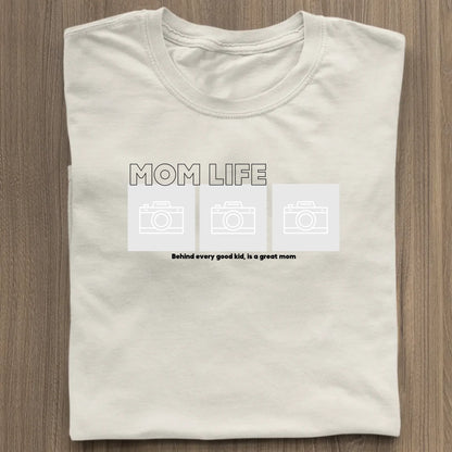 Mom Life Foto - Bio Damen Shirt *personalisierbar mit Fotos* Stella Muser Shirt ST ST Natural-Raw