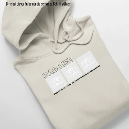 Dad Life Foto - Bio Unisex Hoodie *personalisierbar mit Fotos* Cruiser Hoodie 2.0 ST ST Natural-Raw