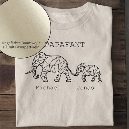 Papafant - Bio Herren Shirt *personalisierbar* Creator T-Shirt 2.0 ST ST Natural-Raw