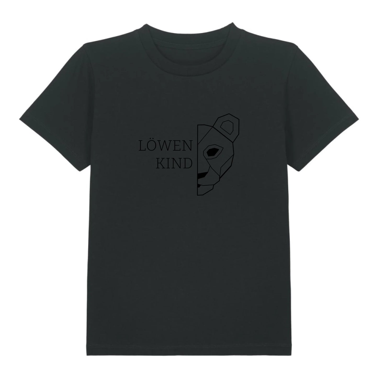 Löwen Kind - Bio Kinder Shirt *personalisierbar (ohne Namen)* Mini Creator Shirt 2.0 ST ST Black