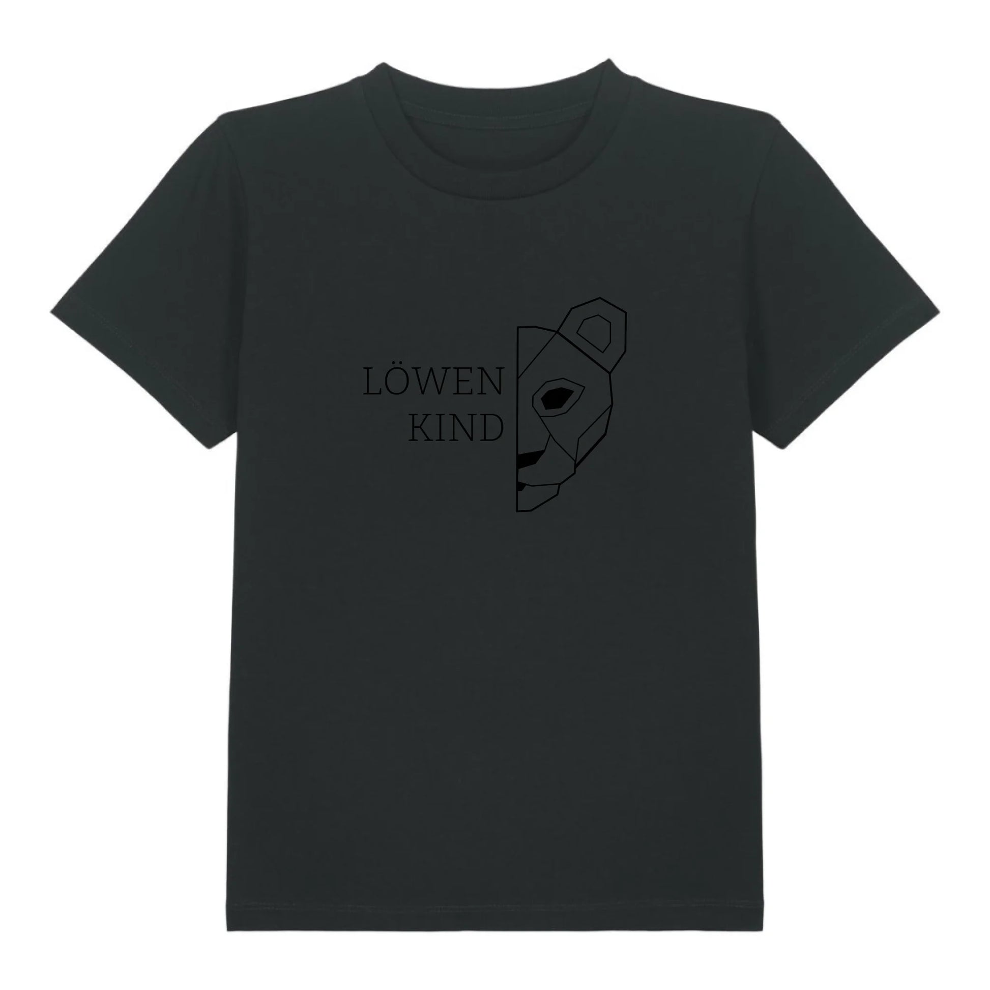 Löwen Kind - Bio Kinder Shirt *personalisierbar (ohne Namen)* Mini Creator Shirt 2.0 ST ST Black