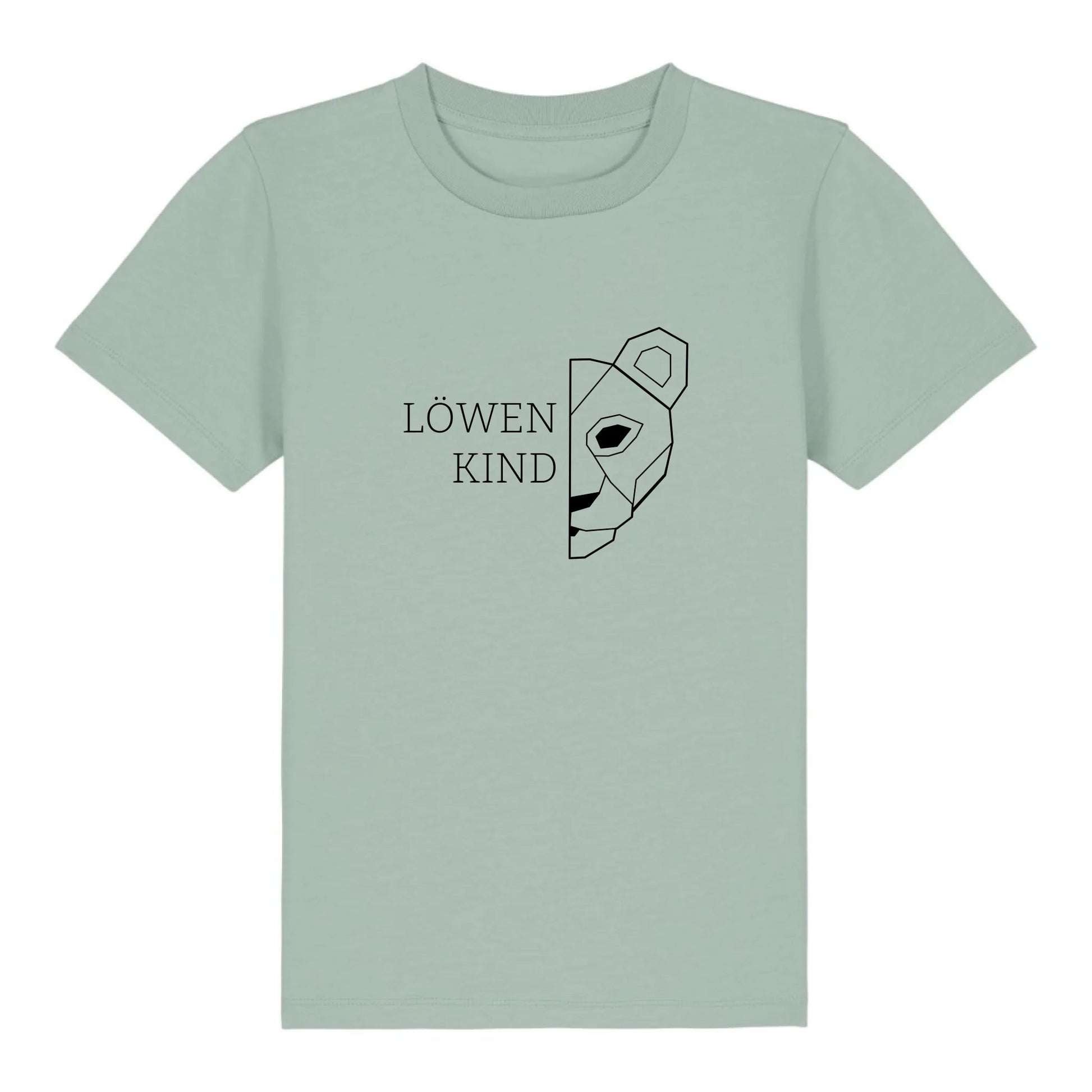 Löwen Kind - Bio Kinder Shirt *personalisierbar (ohne Namen)* Mini Creator Shirt 2.0 ST ST Aloe