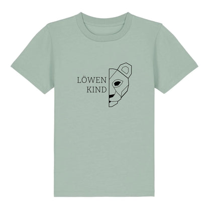 Löwen Kind - Bio Kinder Shirt *personalisierbar (ohne Namen)* Mini Creator Shirt 2.0 ST ST Aloe