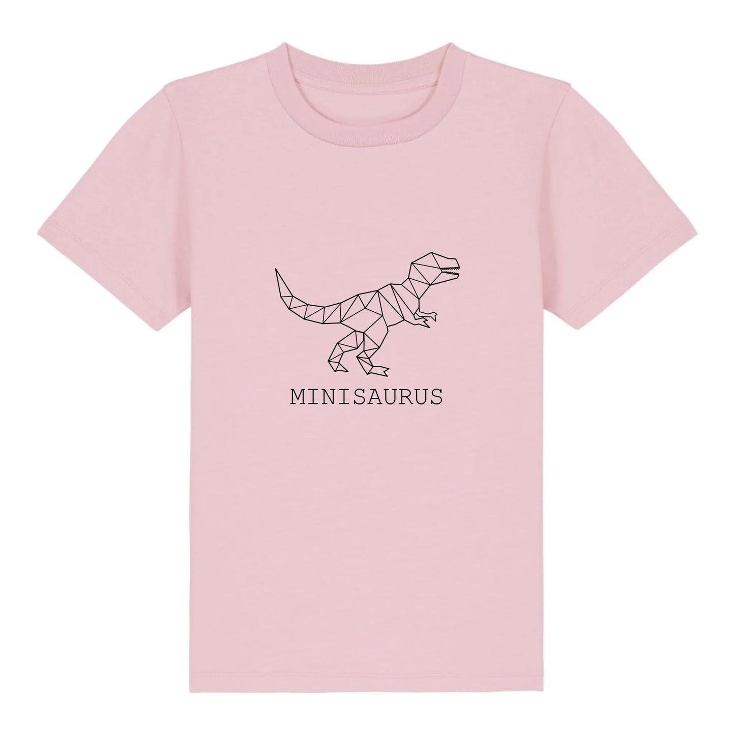 Minisaurus - Bio Kinder Shirt *personalisierbar (ohne Namen)* Mini Creator Shirt 2.0 ST ST Cotton-Pink
